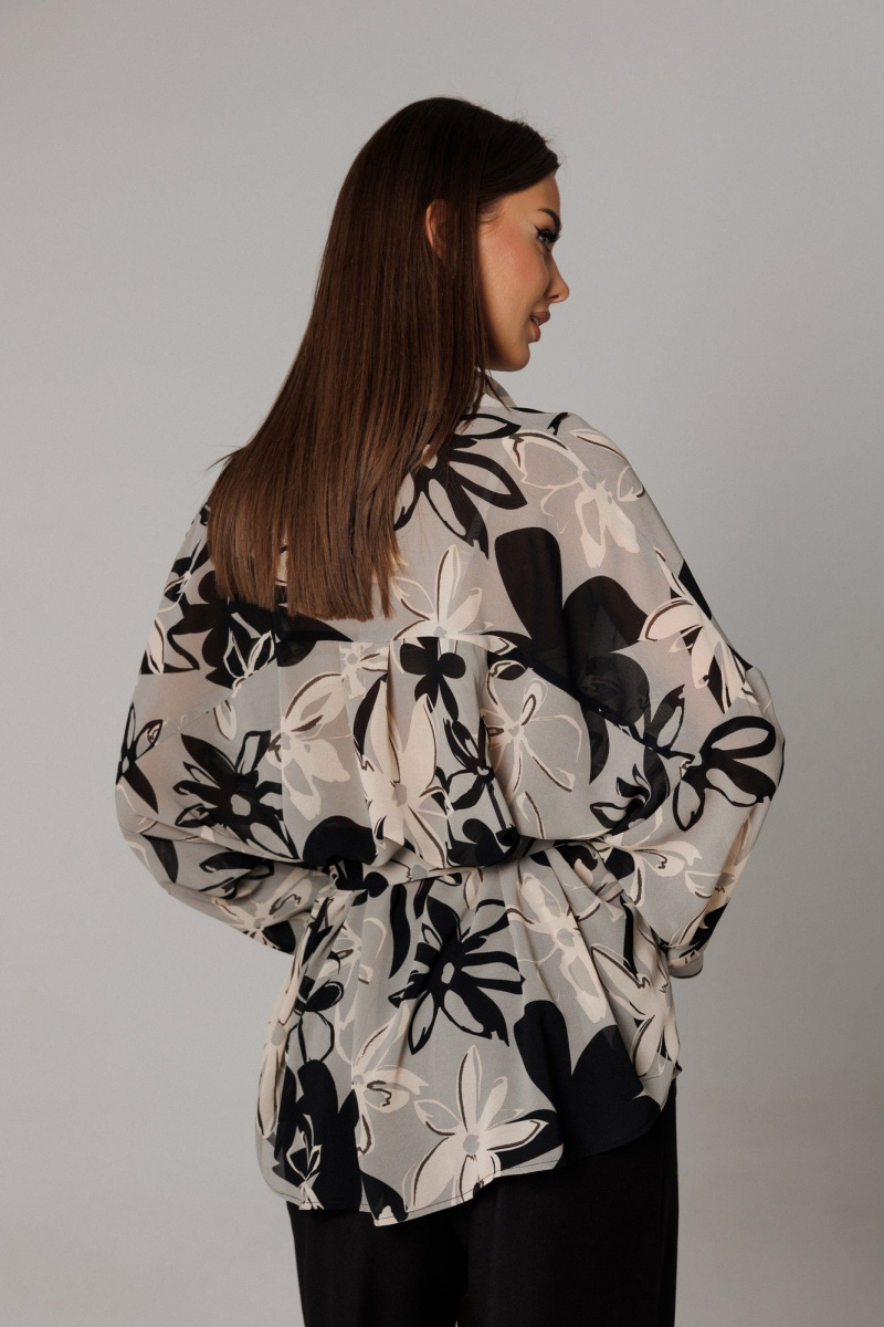 Брючный комплект Ларс Стиль 1166 черный-серый