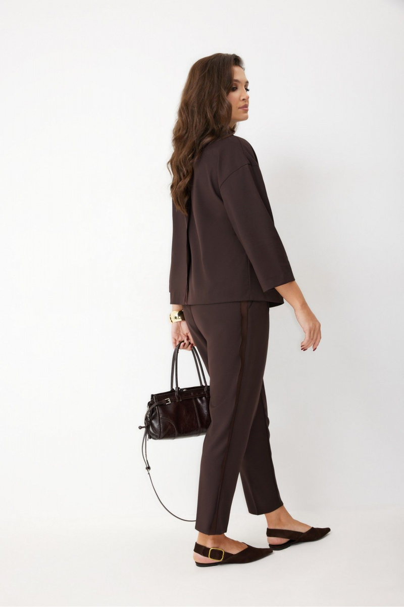 Брючный комплект ElPaiz 1317 темно-коричневый