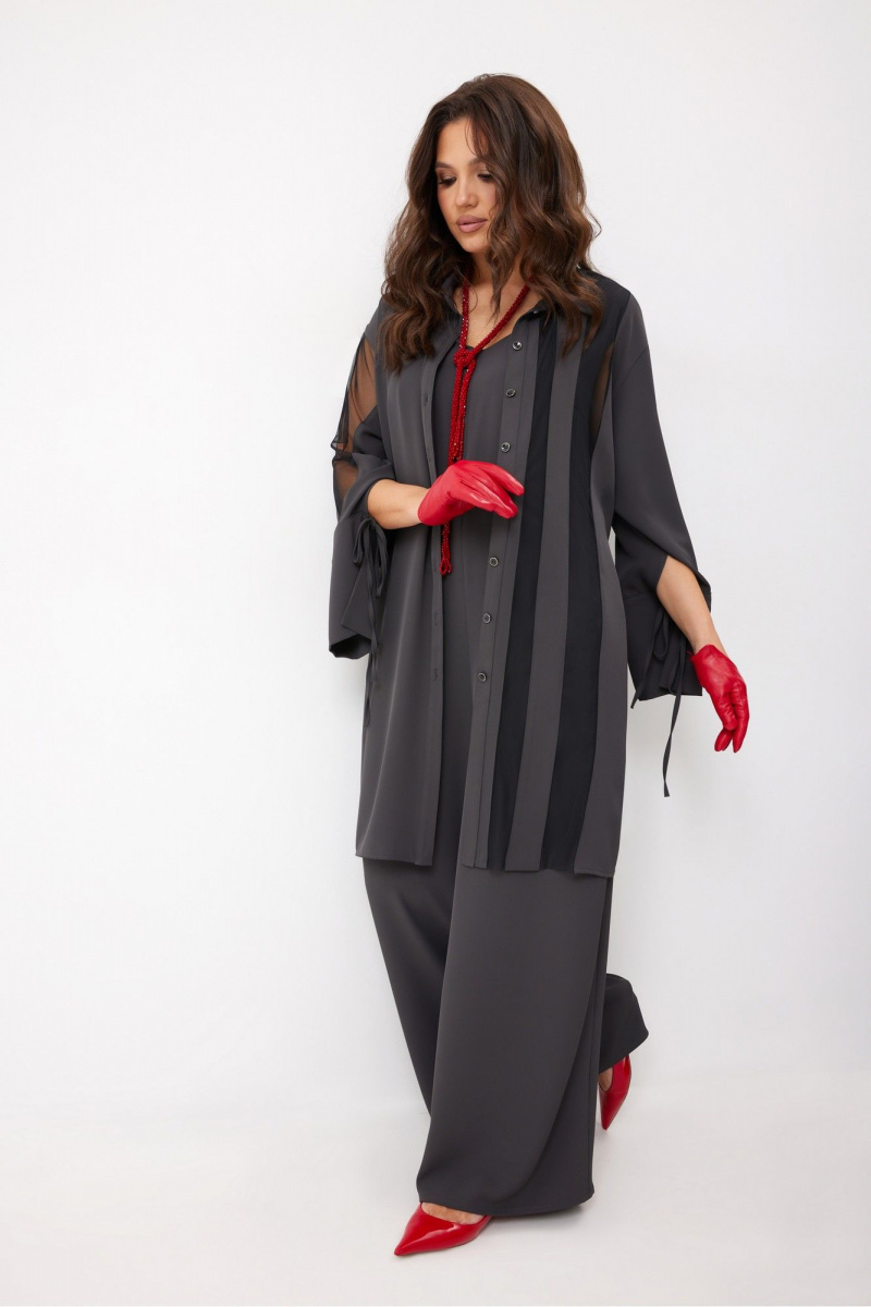 Брючный комплект ElPaiz 1319 темно-серый