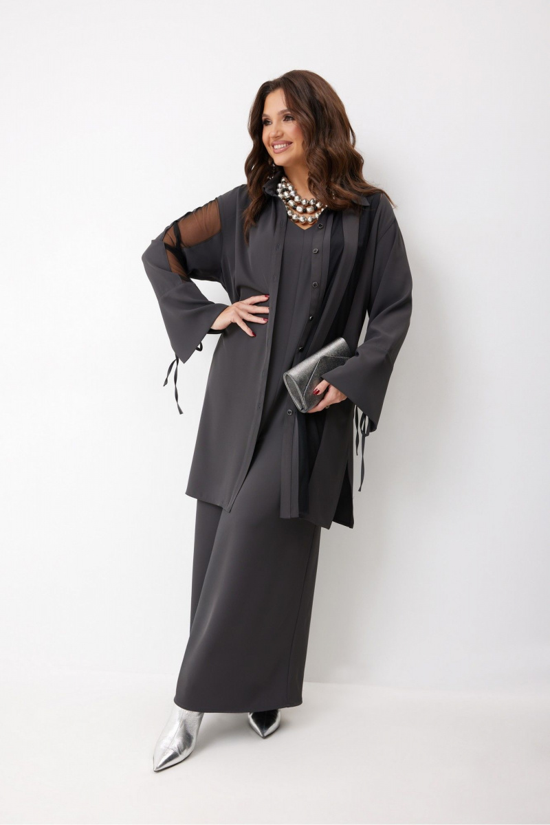 Брючный комплект ElPaiz 1319 темно-серый