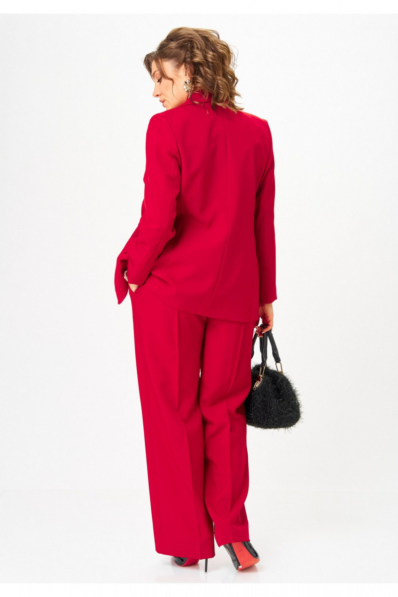 Брючный комплект Твой имидж 2301 красный