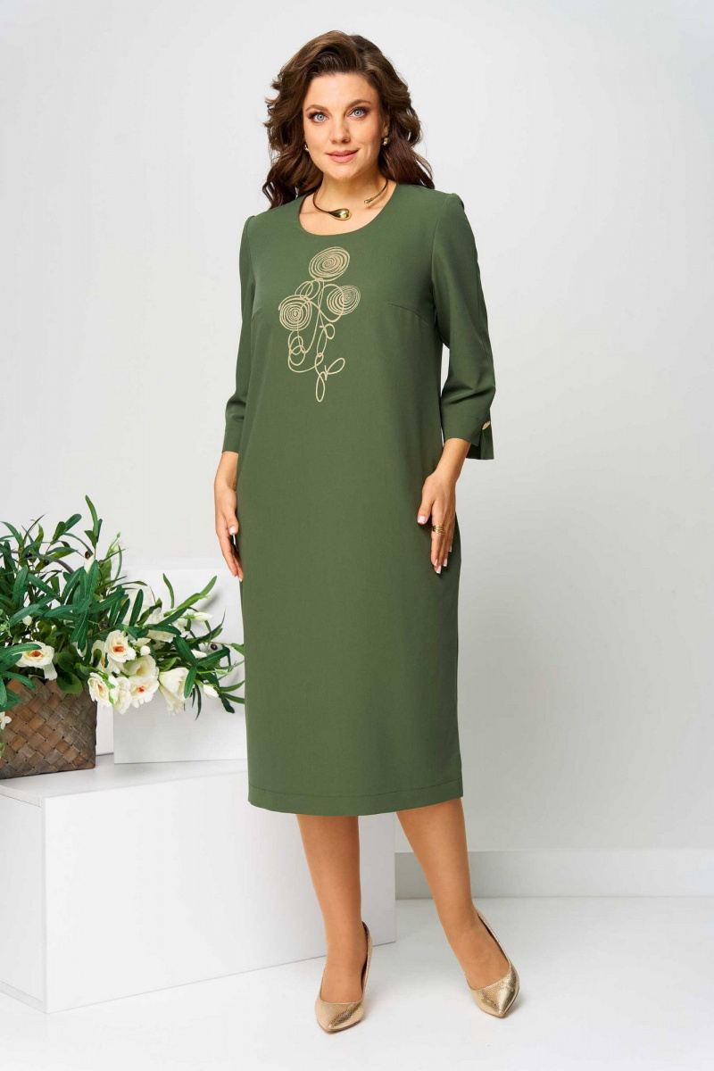 Платья Асолия 2711 зеленый