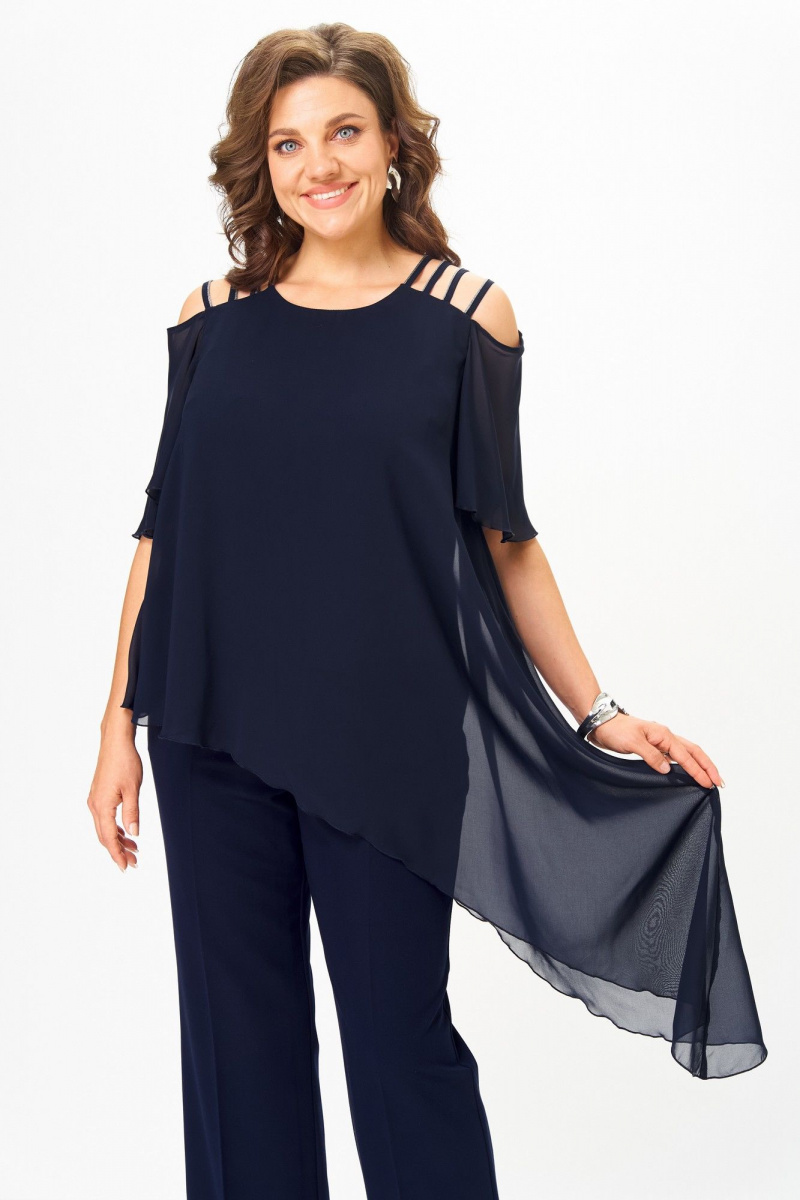 Брючный комплект ANASTASIA MAK 1305 синий