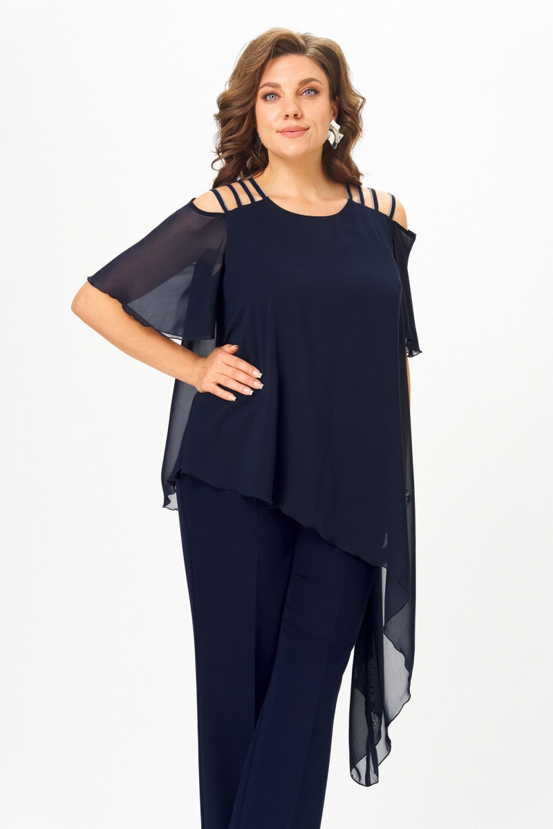 Брючный комплект ANASTASIA MAK 1305 синий