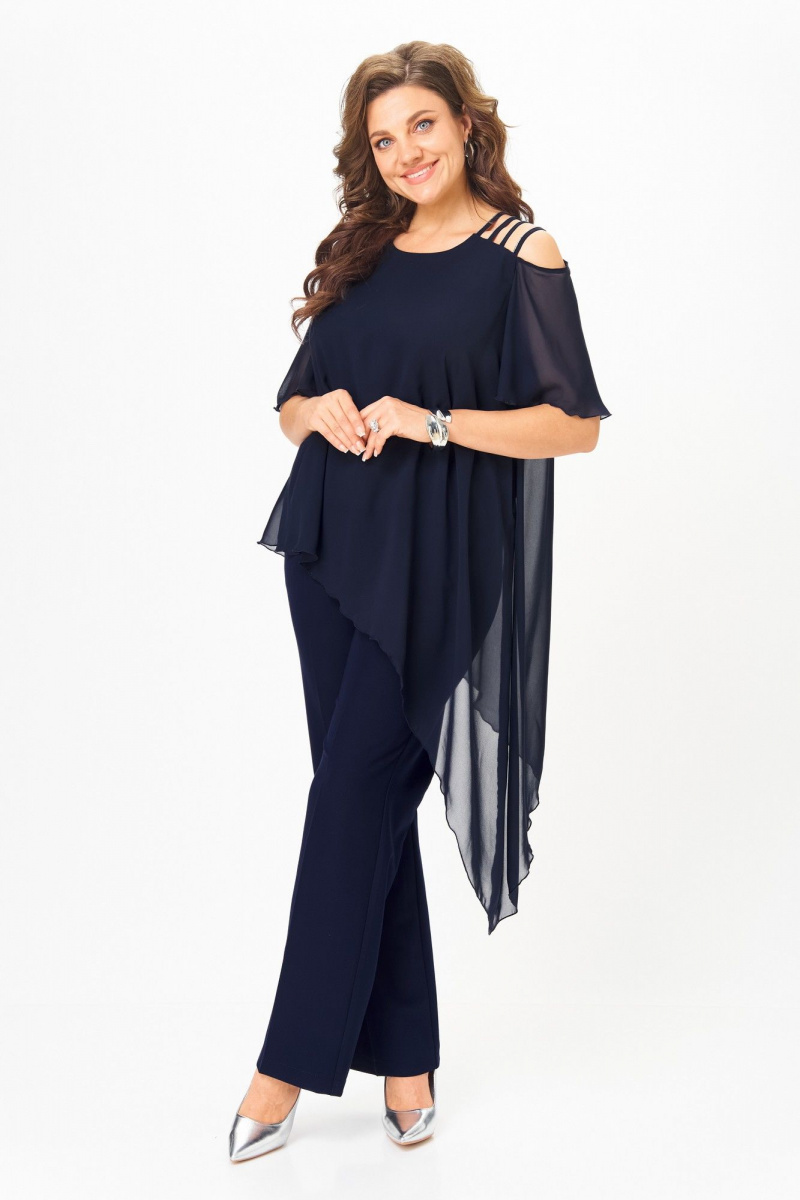 Брючный комплект ANASTASIA MAK 1305 синий