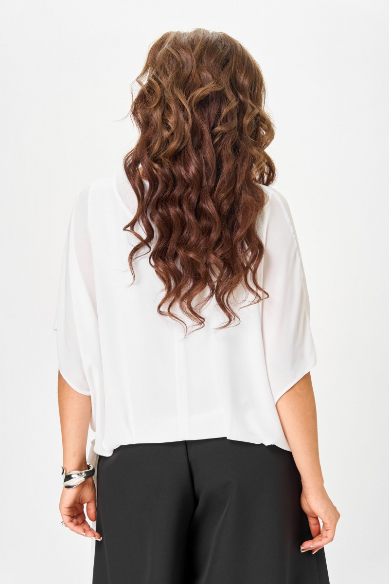 Брючный комплект ANASTASIA MAK 1287 черный+молочный