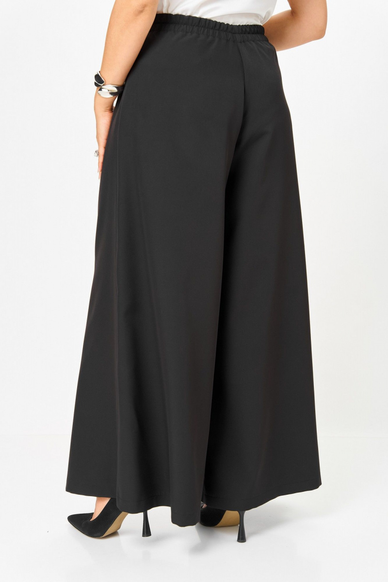 Брючный комплект ANASTASIA MAK 1287 черный+молочный