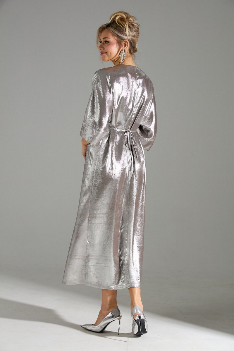 Платья LM М135 бежевый_шиммер