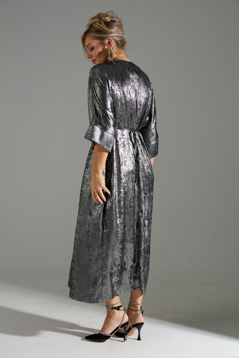 Платья LM М135 серый_шиммер