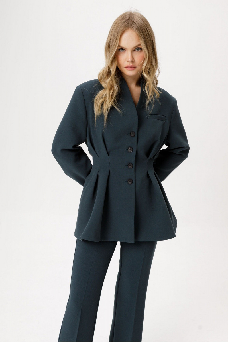 Брючный костюм PiRS 6341 еловый