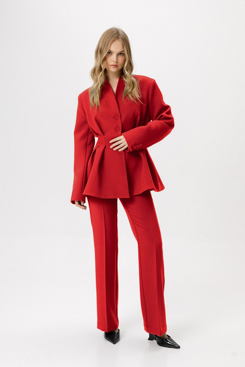 Брюки PiRS 6343 красный