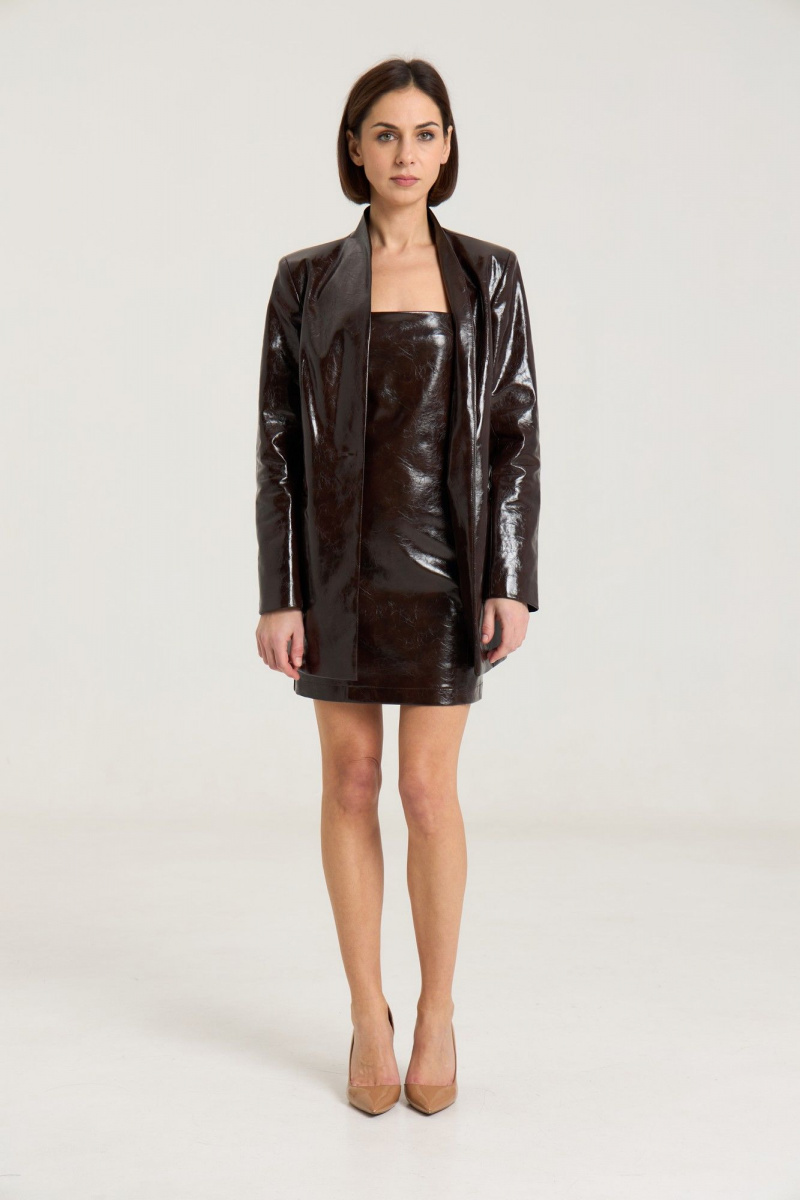 Платья THE NAME 2464 шоколад