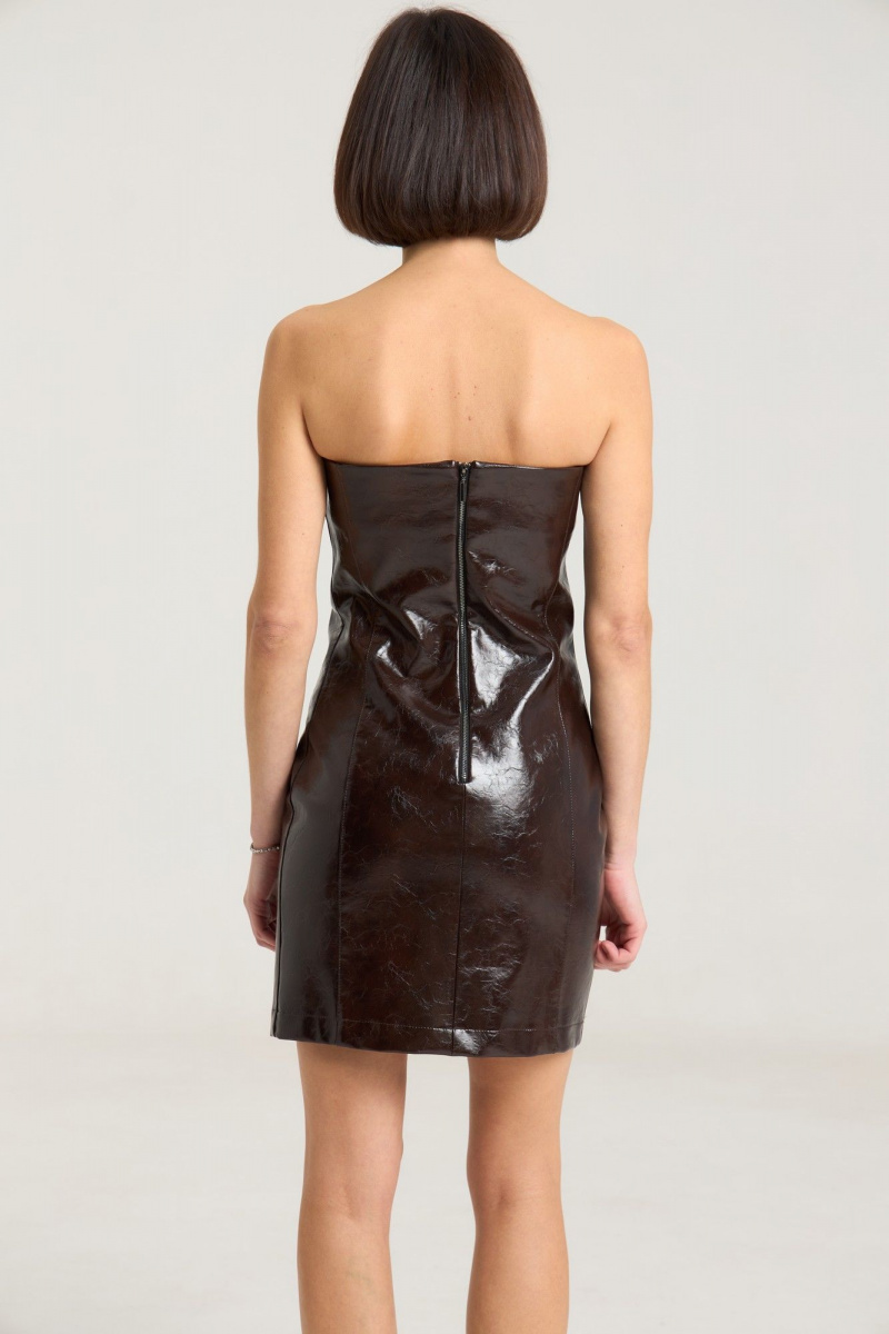 Платья THE NAME 2464 шоколад