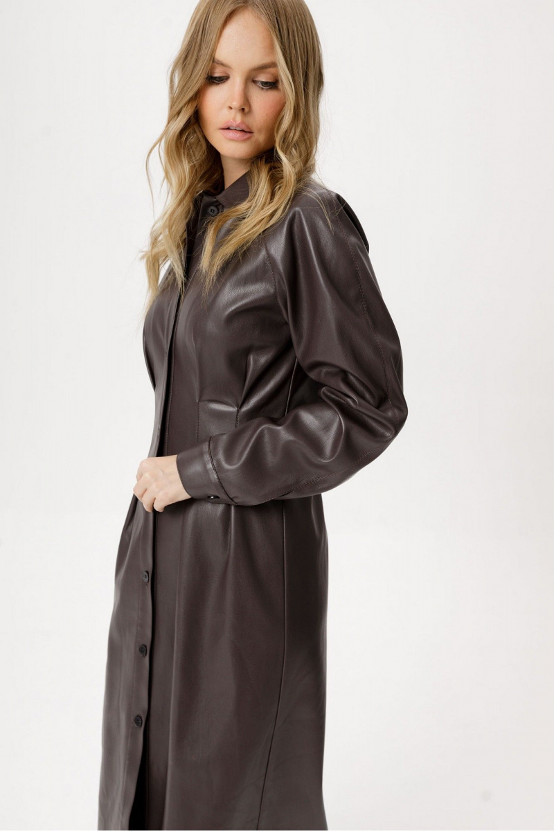 Платья PiRS 6348 коричневый