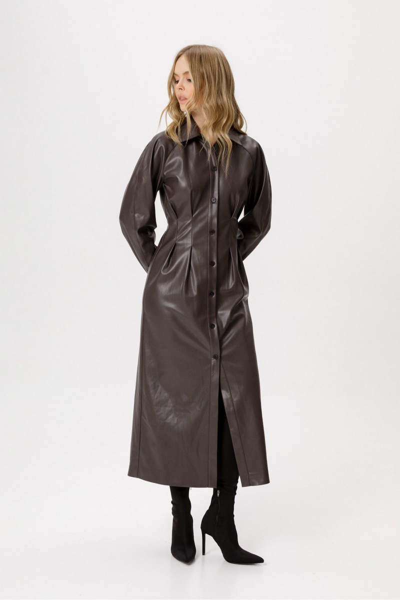 Платья PiRS 6348 коричневый