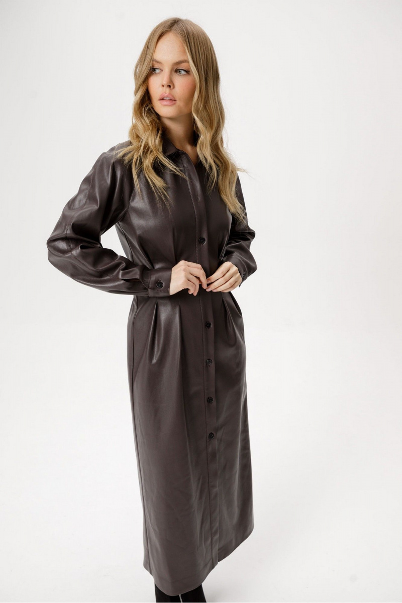 Платья PiRS 6348 коричневый