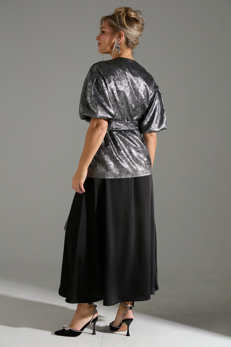 Юбочный костюм LM К1140110 серый_шиммер