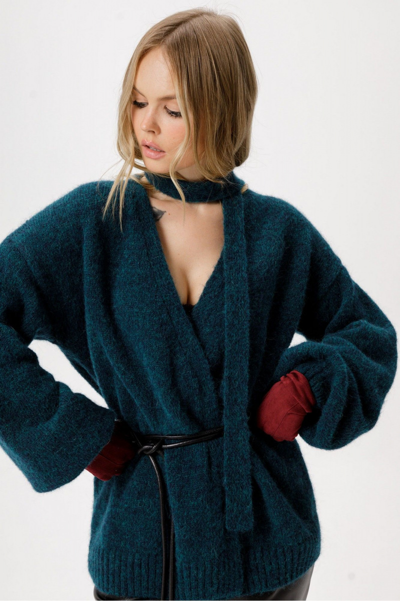 Кардиганы PiRS 6360 изумрудный