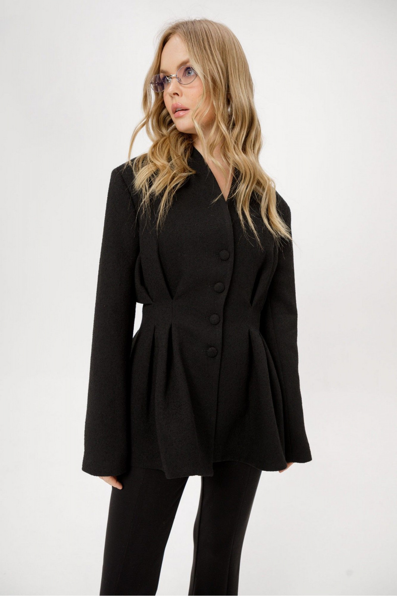 Жакеты PiRS 6362 черный_букле