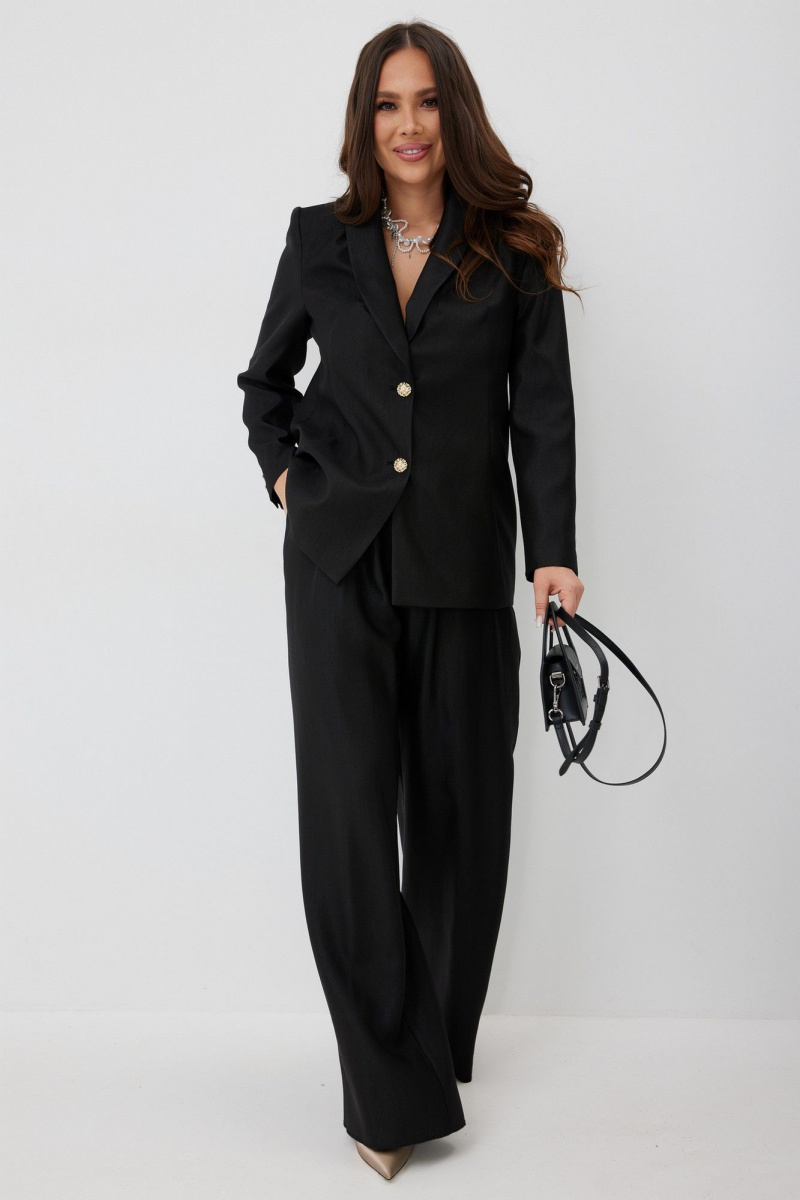 Брючный костюм Магия моды 2659 черный
