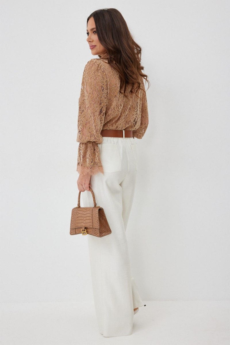 Брючный комплект Магия моды 2660 карамель+ жемчужный