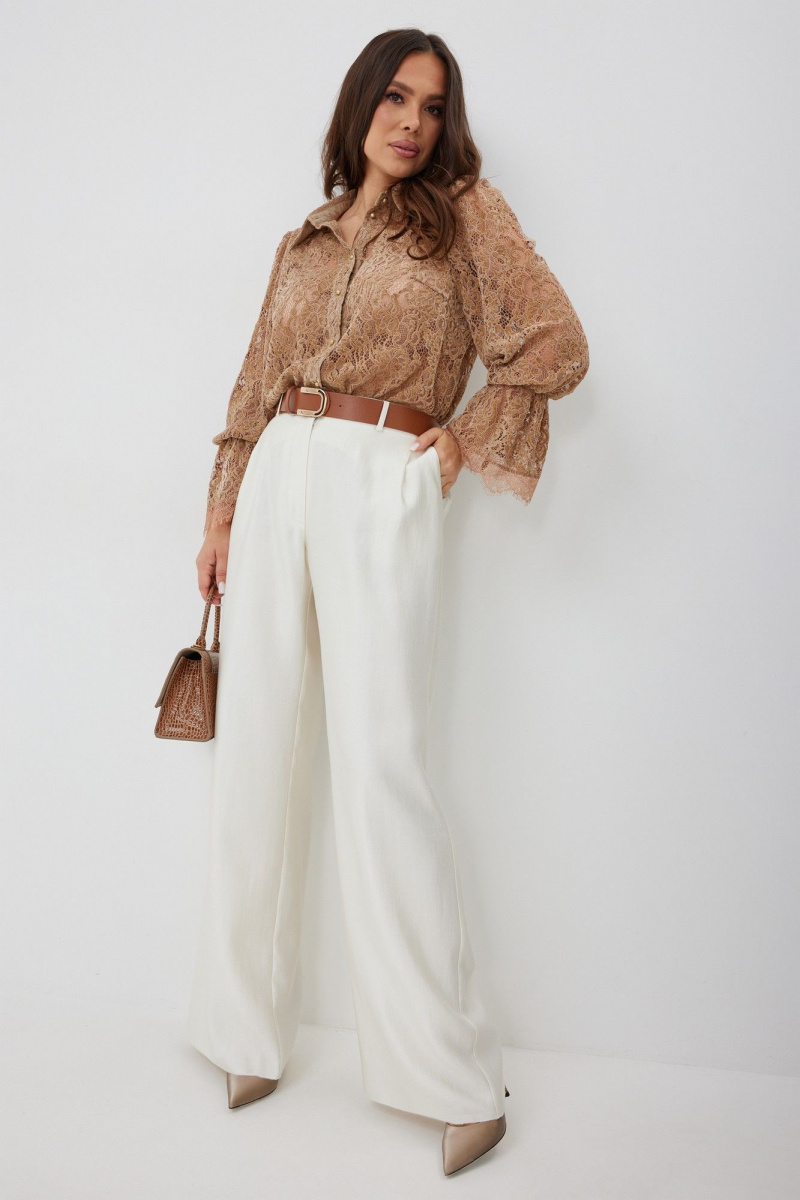 Брючный комплект Магия моды 2660 карамель+ жемчужный