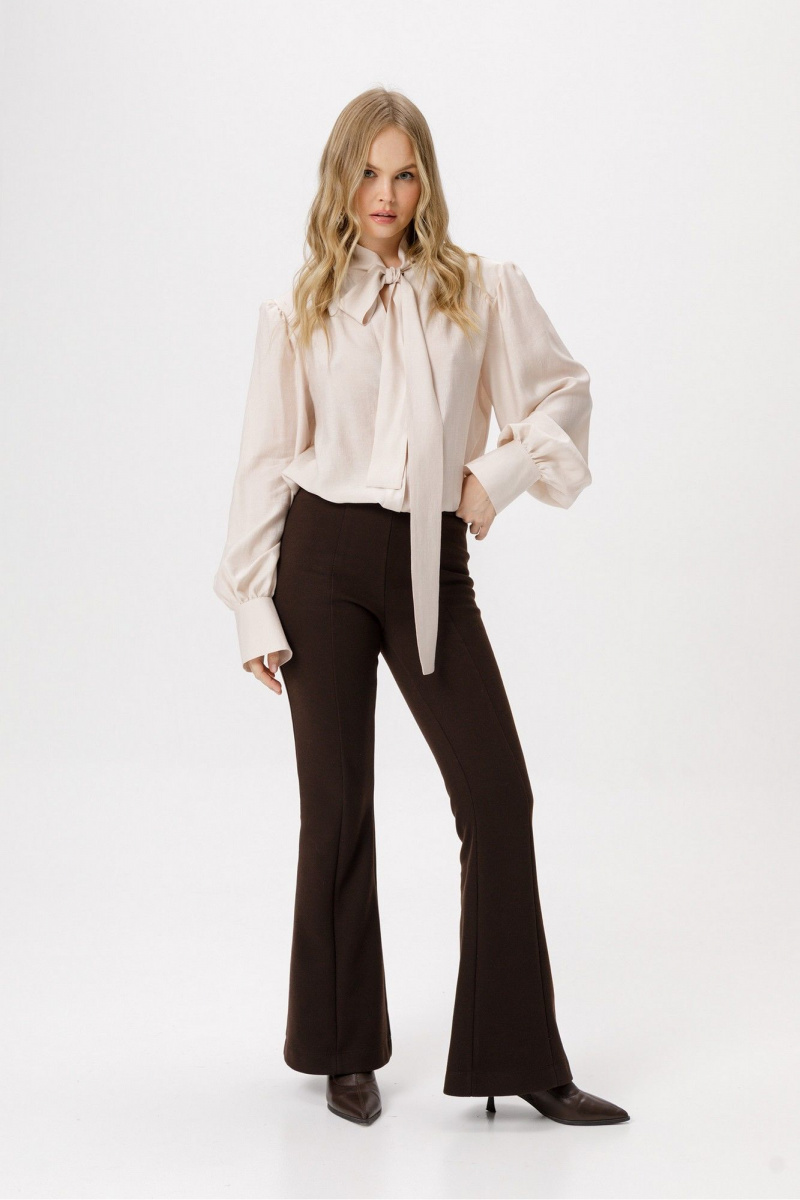 Брюки PiRS 6372 темно-коричневый