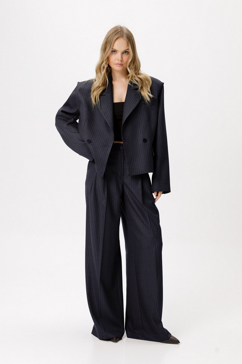 Брюки PiRS 6378 синий