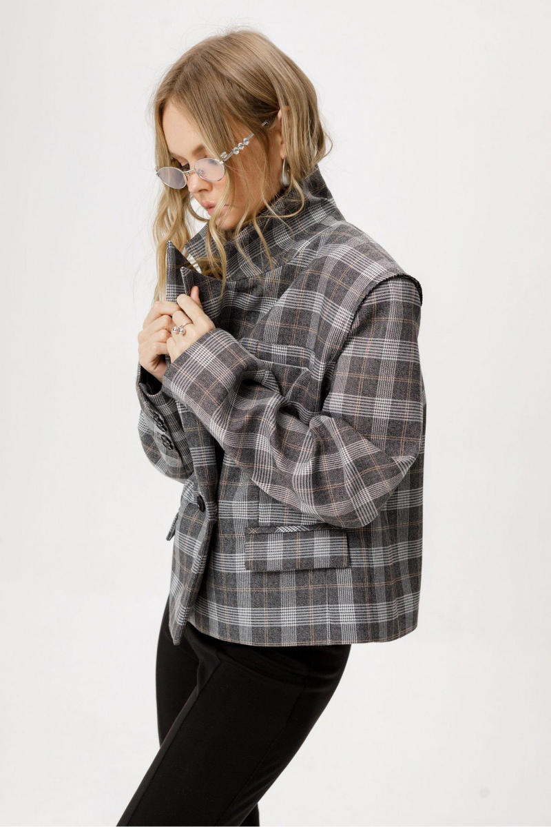 Жакеты PiRS 6381 серый