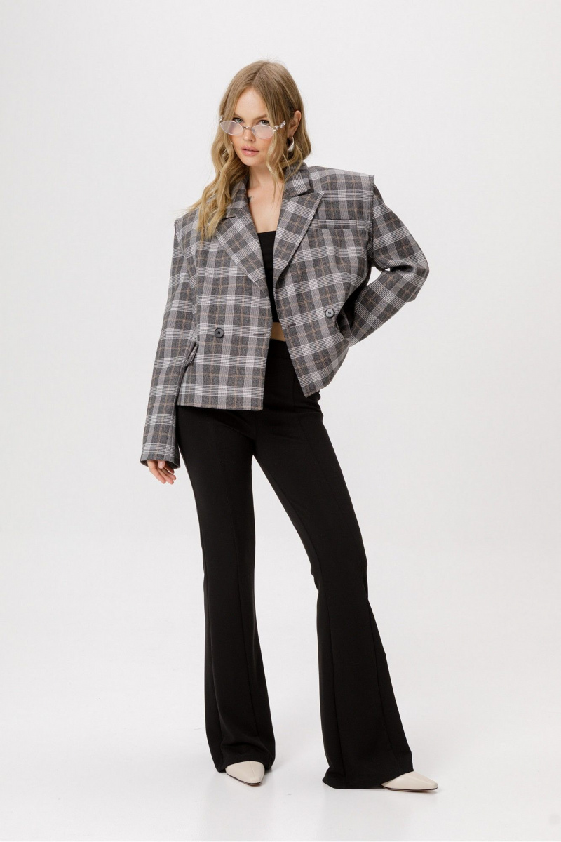 Жакеты PiRS 6381 серый