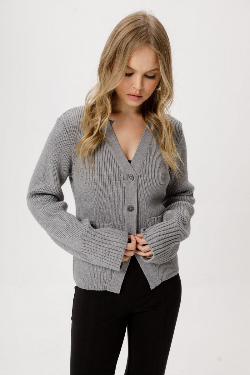 Жакеты PiRS 6385 серый