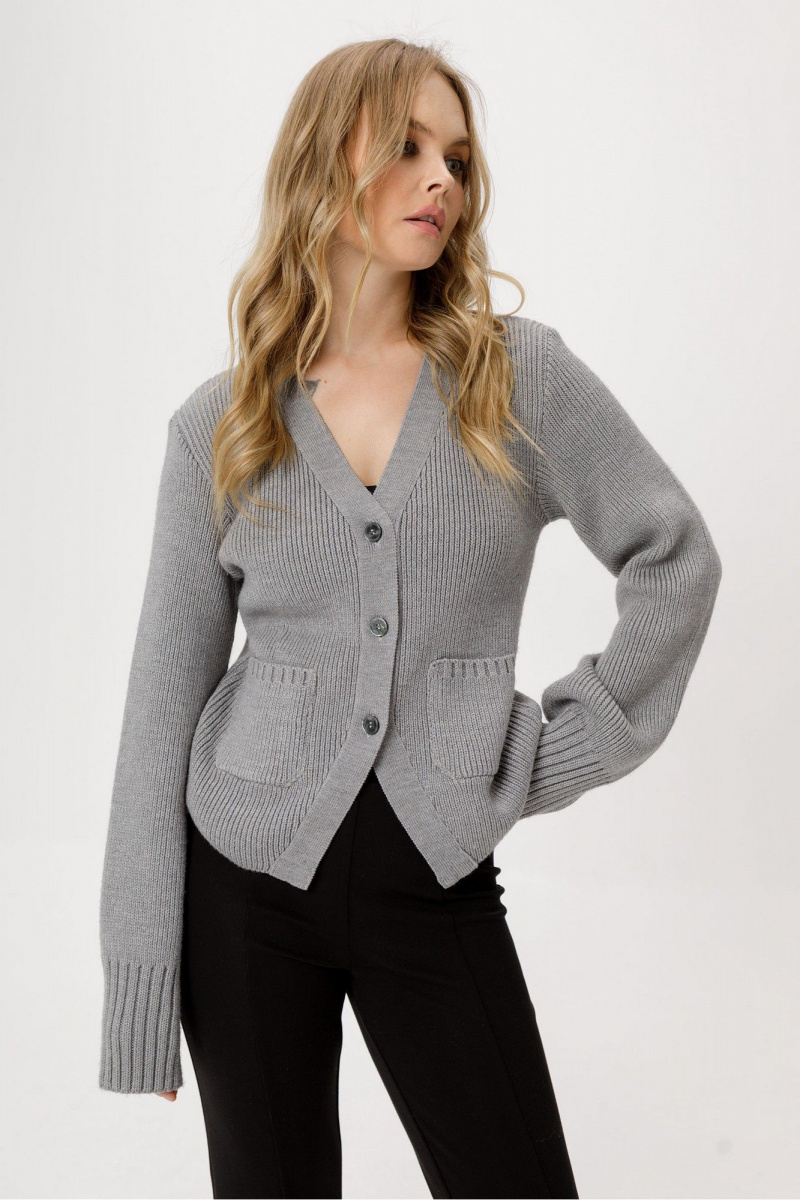 Жакеты PiRS 6385 серый