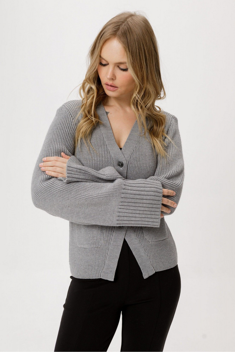 Жакеты PiRS 6385 серый