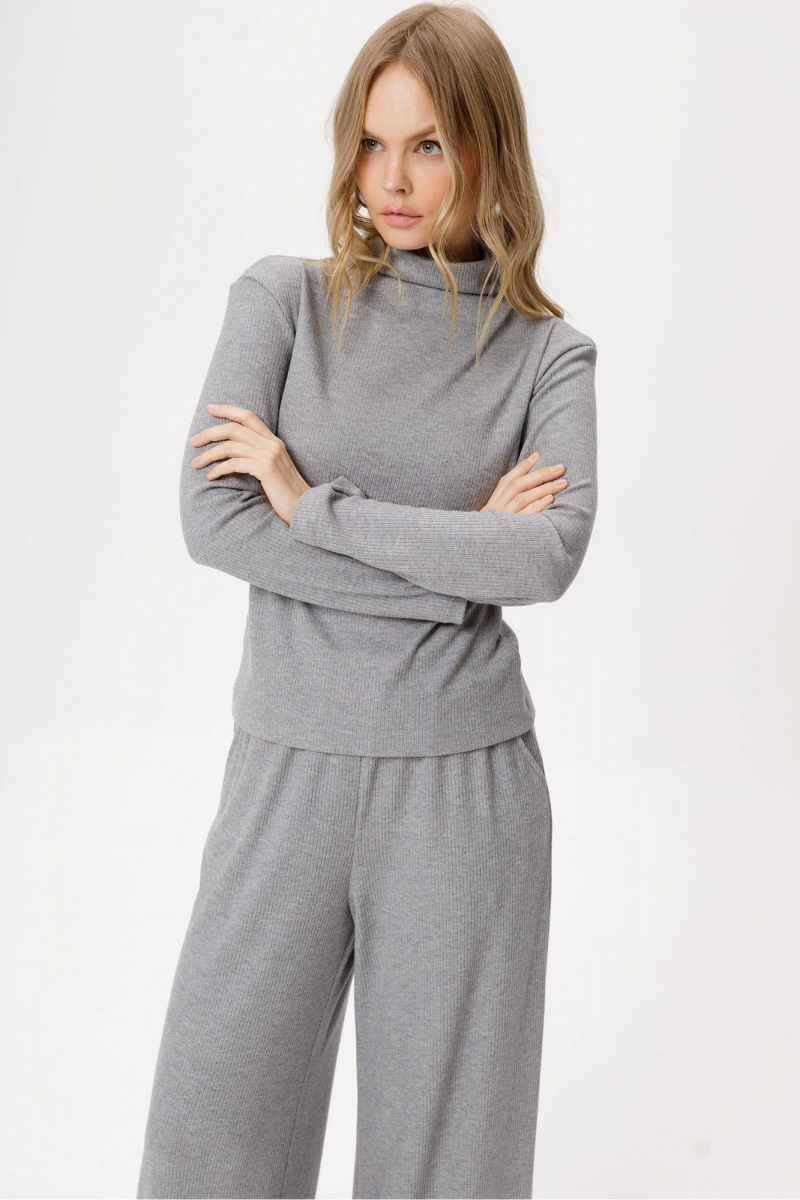 Брючный костюм PiRS 6388 серый