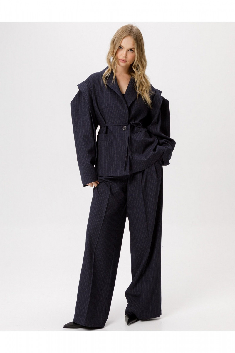Брючный костюм PiRS 6391 синий
