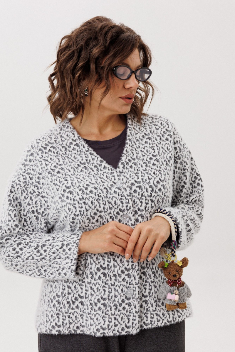 Жакеты Anelli 1661 пушистый_лео