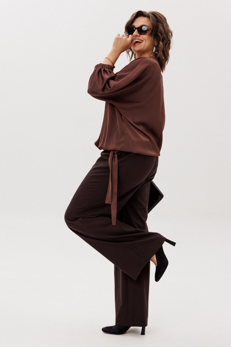 Блузы Anelli 1662 бельгийский_шоколад