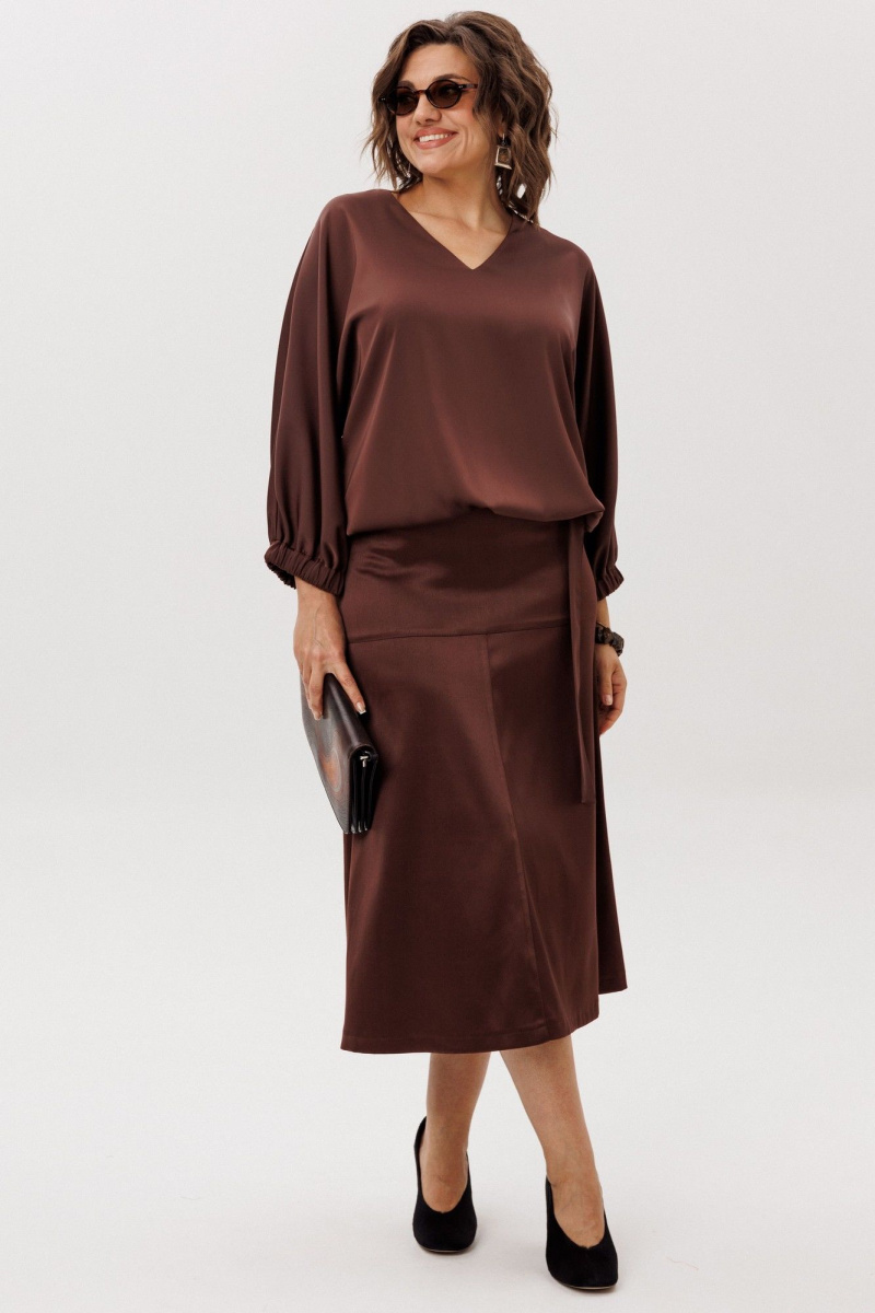 Блузы Anelli 1662 бельгийский_шоколад