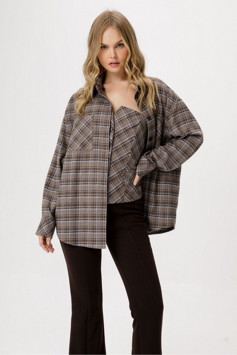 Рубашки PiRS 6394 серый