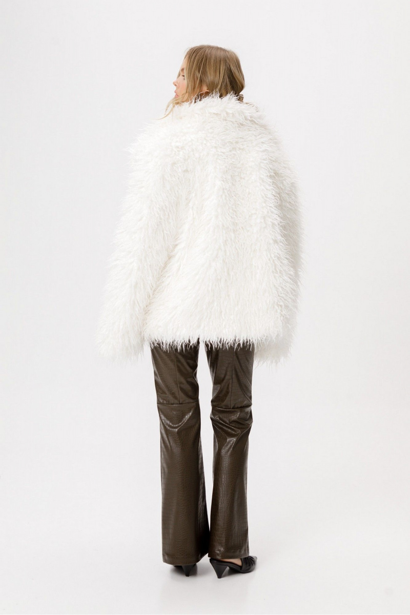 Шубы и дублёнки PiRS 6401 молочный