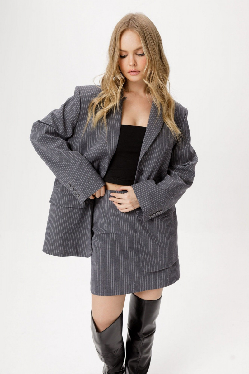 Юбки PiRS 6412 серый