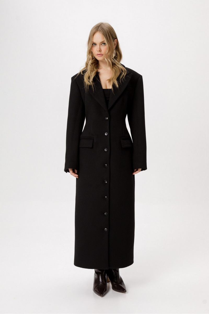 Женское пальто PiRS 6414 черный