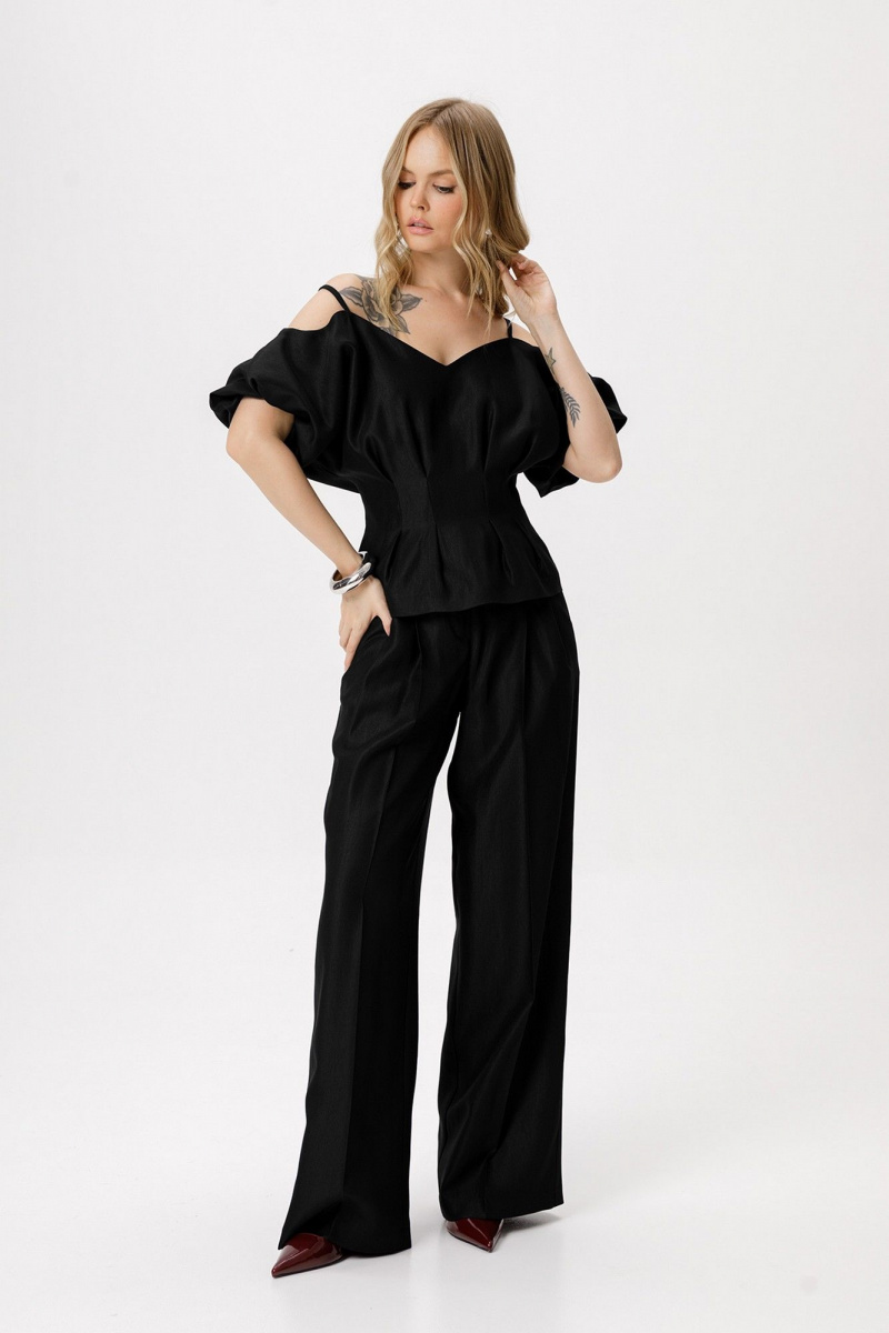 Блузы PiRS 6418 черный