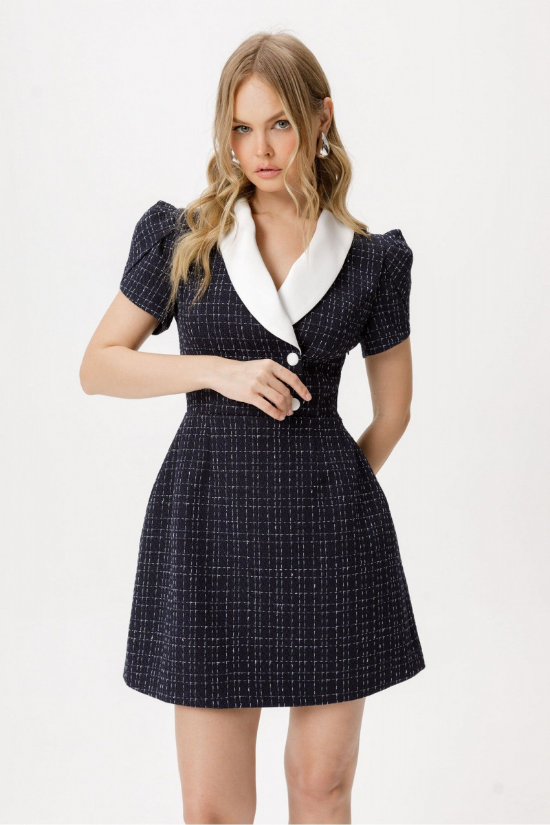 Платья PiRS 6421 синий