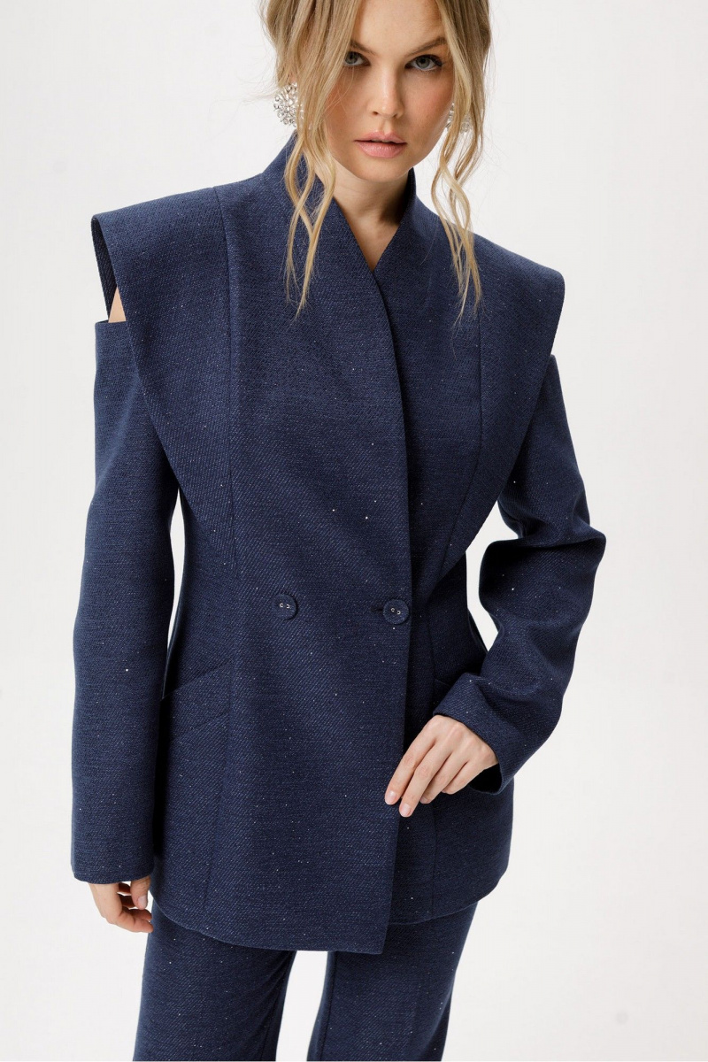 Брючный костюм PiRS 6422 синий