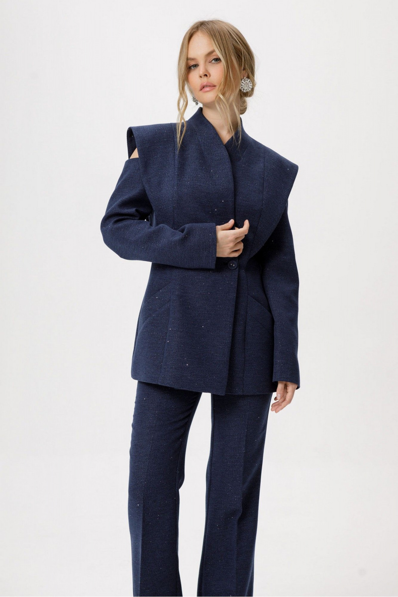 Брючный костюм PiRS 6422 синий