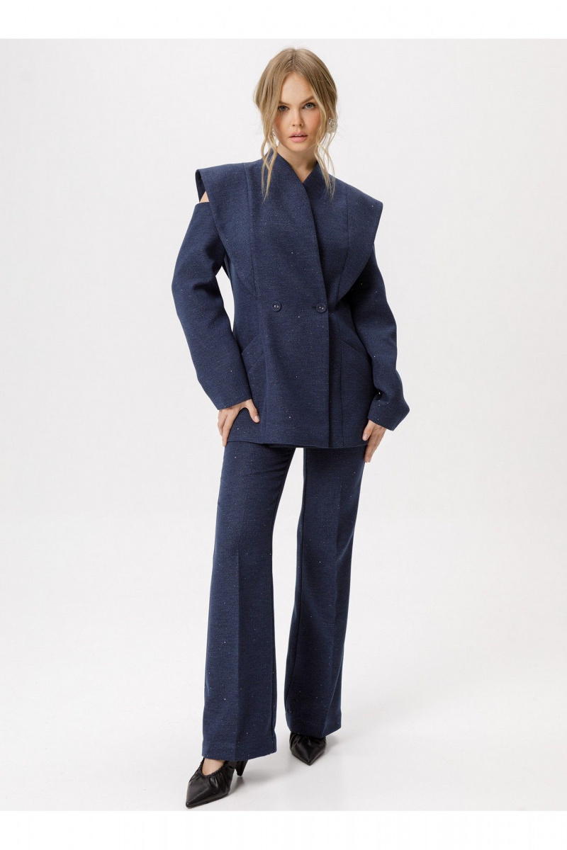 Брючный костюм PiRS 6422 синий