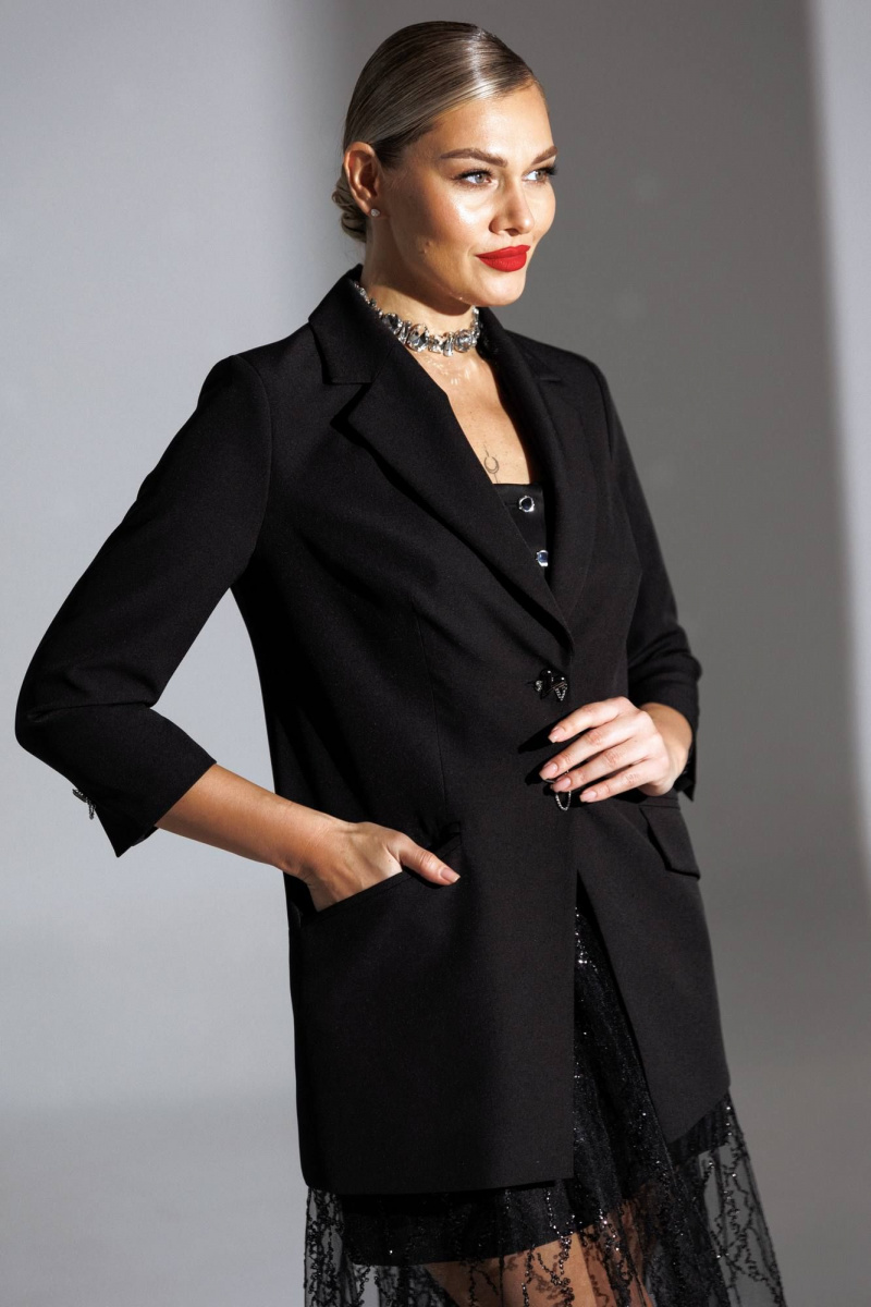 Жакеты Мода Юрс 25-2951 черный