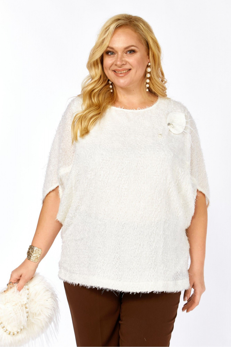 Блузы Элль-стиль 2423а  молоко