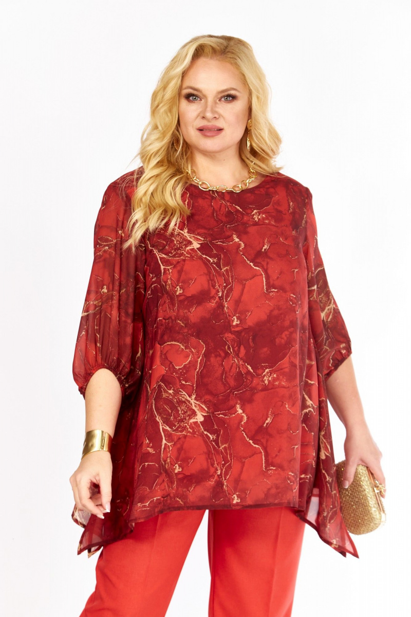 Блузы Элль-стиль 2263/13а красный